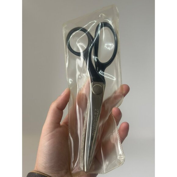 VTG 80s Wiss Pinking Shears Scissors - 7.5" Stainless Steel, Plastic Holder, USA - Picture 1 of 7